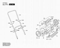 Bosch Lawnmower AHM 38 spare parts