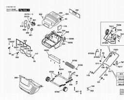 Bosch Mower AMR 32 F spare parts