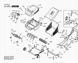 Bosch Mower ASM 32 spare parts