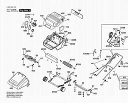 Bosch Mower ASM 32 F spare parts