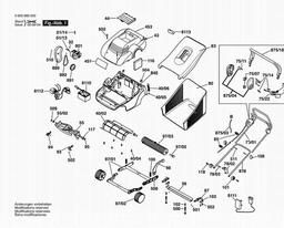 Bosch Mower ASM 32 ACCU spare parts