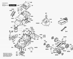 Bosch Mower ARM 36 ACCU spare parts