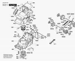 Bosch Mower ARM 36 spare parts