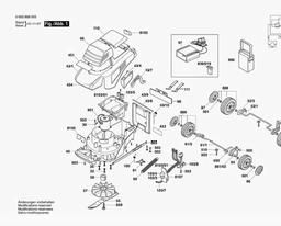 Bosch Mower ARM 32 ACCU spare parts