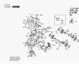 Bosch Mower ARM 32-12 ACCU spare parts