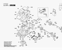 Bosch Mower ARM 32-17 ACCU spare parts