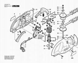 Bosch Hedge Trimmer AHS 2000 spare parts