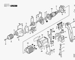 Bosch Drill 1002 VSR spare parts