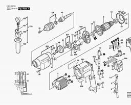 Bosch Drill 1029 VSR spare parts