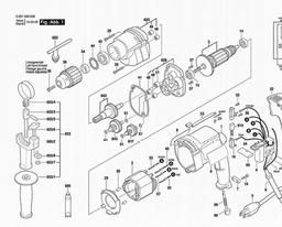 Bosch Drill 1034 VSR spare parts