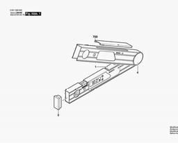 Bosch Protractor DWM 40 L spare parts