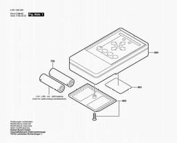 Bosch Remote Control BLF 10 spare parts