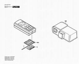 Bosch Distance Measuring Unit DM 200 spare parts