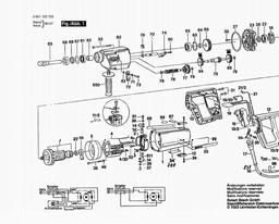 Bosch Drill UB2J75  UB 2/75 spare parts