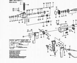 Bosch Drill UB2J77 spare parts
