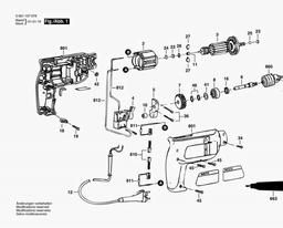 Bosch Drill GBM 10 spare parts