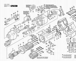 Bosch Drill GBM 16-2 RE spare parts