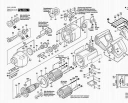 Bosch Drill GBM 16-2 E spare parts