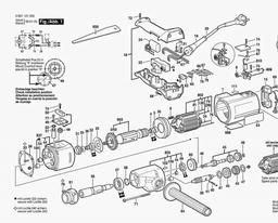 Bosch Drill GBM 23-2 RE spare parts