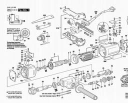 Bosch Drill GBM 23-2 E spare parts