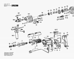 Bosch Drill GBM 13-2 spare parts