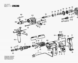 Bosch Un. 2-speed Drill GBM 16-2 spare parts