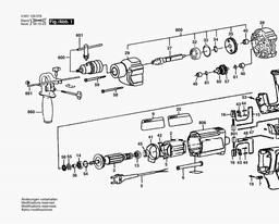 Bosch Drill GBM 13 spare parts