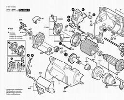 Bosch Percussion Drill GSB 13 spare parts