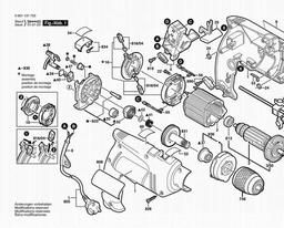 Bosch Percussion Drill GSB 13 RE spare parts