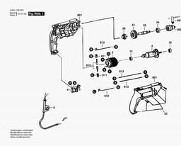Bosch Drill GBM 10 spare parts