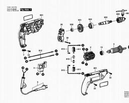 Bosch Drill GBM 10-2 spare parts