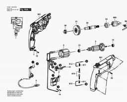 Bosch Percussion Drill GMB 10 RE spare parts