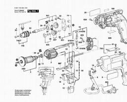 Bosch Drill CF 400 spare parts