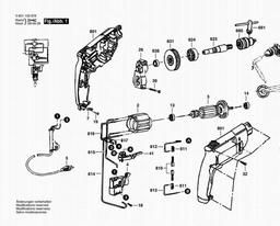 Bosch Drill GBM 10 RE spare parts