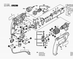 Bosch Drill GBM 10 SRE spare parts