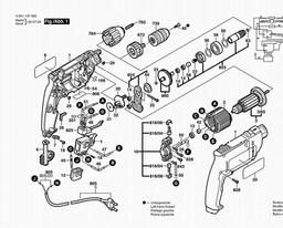 Bosch Drill GBM 10 SRE spare parts
