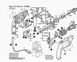 Bosch Percussion Drill B 6500 spare parts