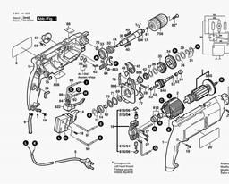 Bosch Percussion Drill B 6600 spare parts