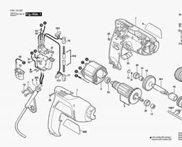 Bosch Drill GBM 450 RE spare parts