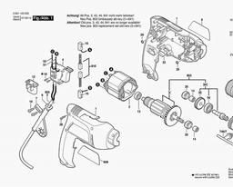 Bosch Drill GBM 6 spare parts