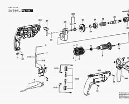 Bosch Percussion Drill GSB 16-2 spare parts
