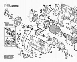 Bosch Percussion Drill GSB 16 spare parts