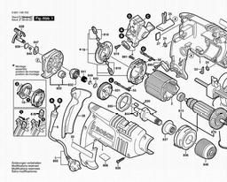 Bosch Percussion Drill 1148 VSR spare parts