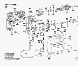 Bosch Drill ELECTRONIC spare parts