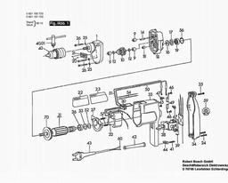 Bosch VSR 3/8" spare parts