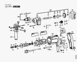 Bosch Drill GBM 13 spare parts