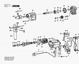 Bosch Drill GBM 13 -S spare parts