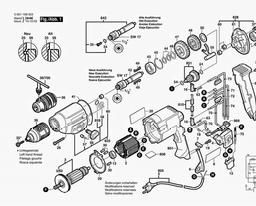 Bosch Drill GBM 10-2 RE spare parts