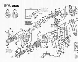Bosch Drill 1169 VSR spare parts