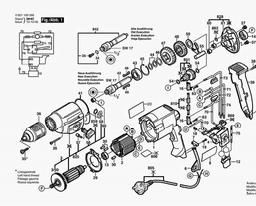 Bosch Drill BM 13-SE spare parts